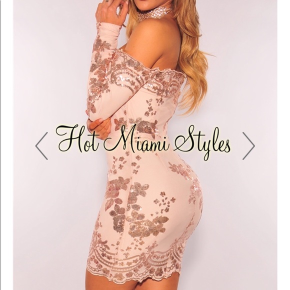 NWT Hot Mia Styles sequins dress - Picture 2 of 4